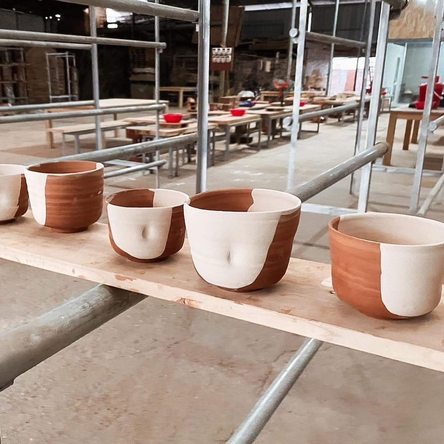 フーラン村で焼いた茶碗が、【日越外交関係】樹立50周年のお茶会でお披露目